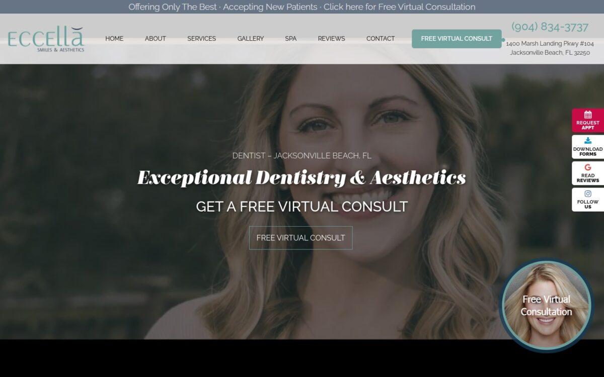 eccellasmiles.com screenshot