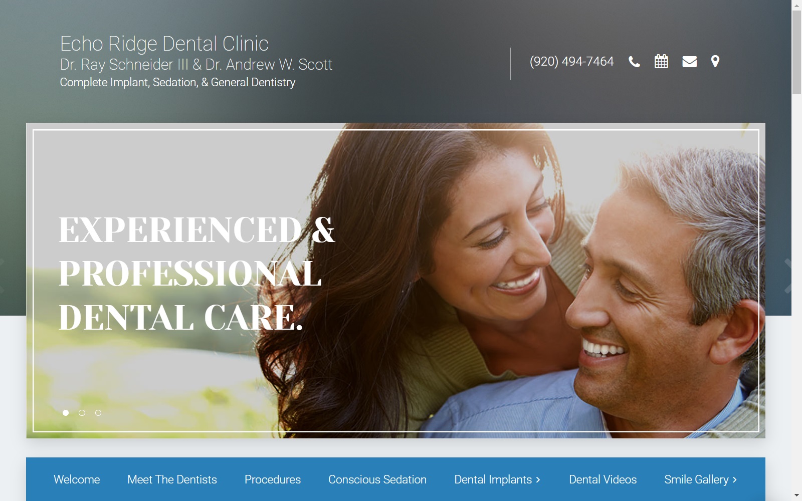 echoridgedental.com screenshot