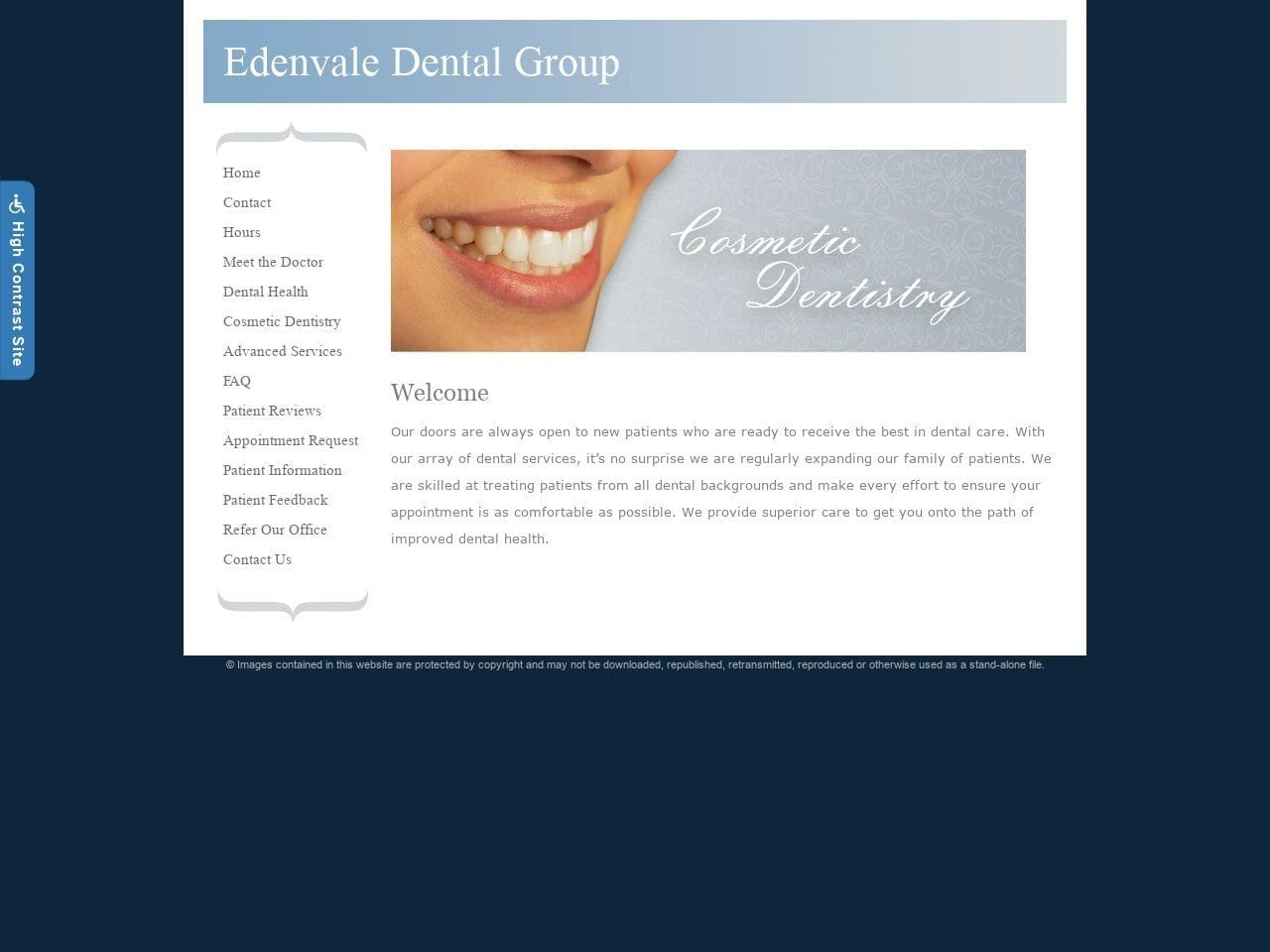 Dr. Julie L. Huynh DDS Website Screenshot from edenvaledental.net