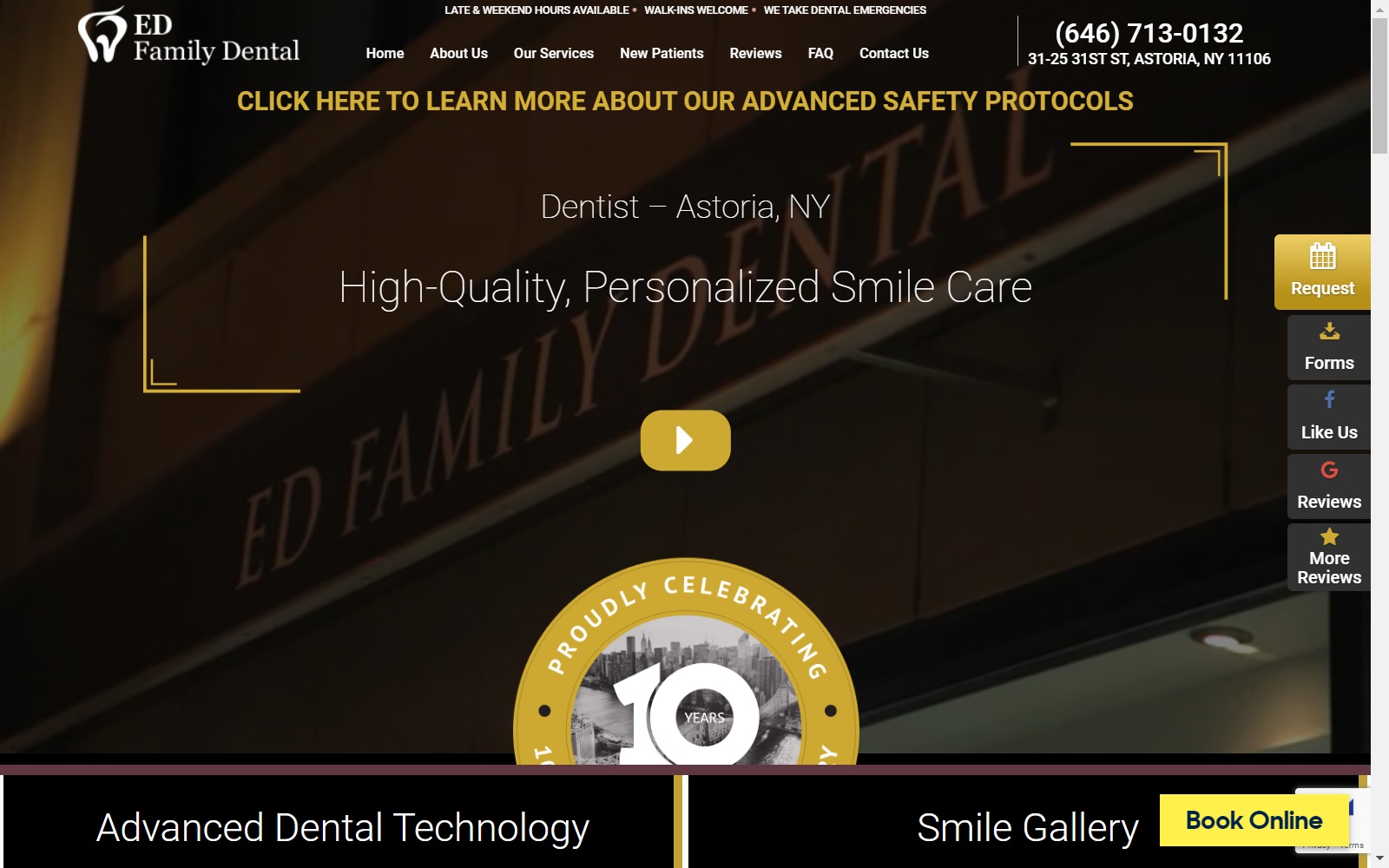 edfamilydental.com screenshot