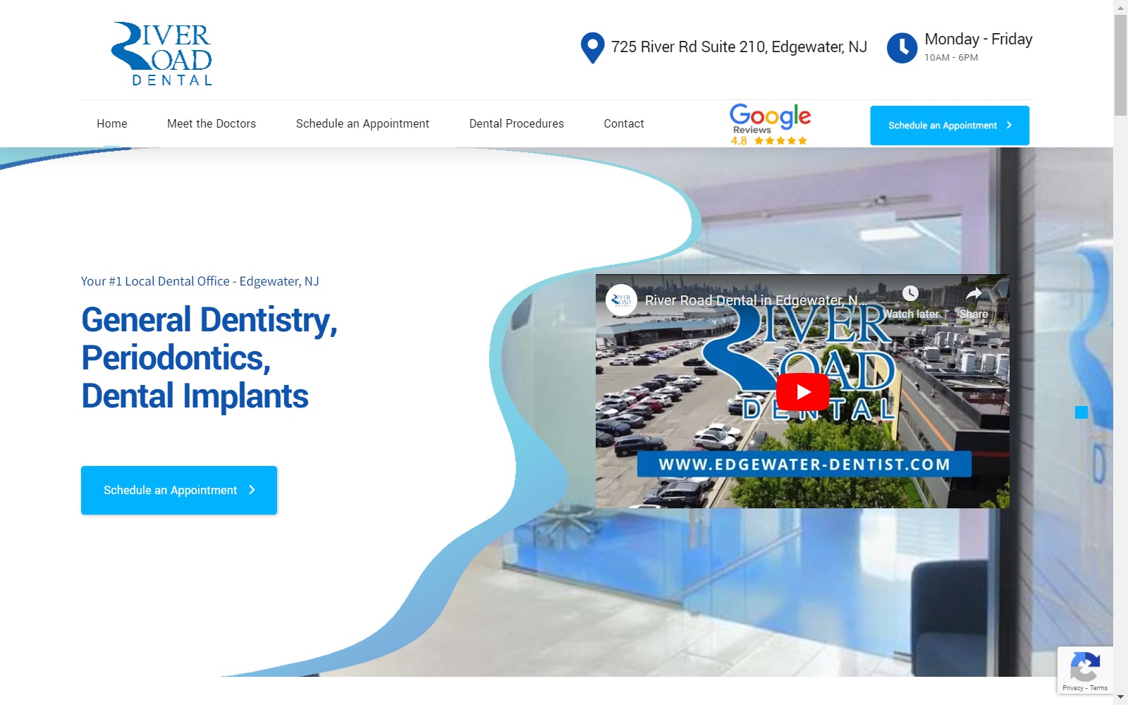 edgewater-dentist.com screenshot