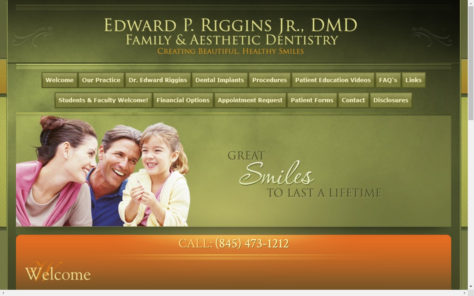 edwardrigginsdmd.com screenshot