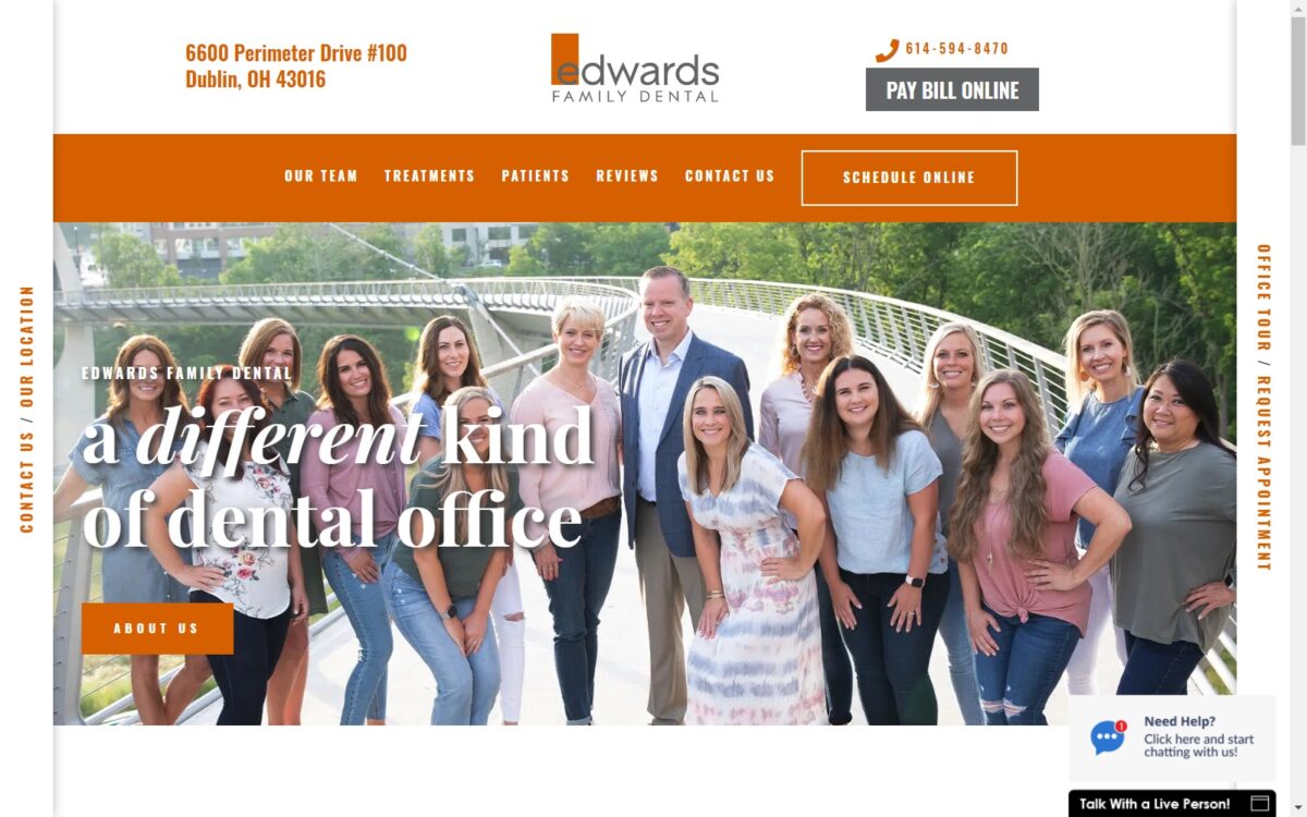 edwardsfamilydental.com screenshot