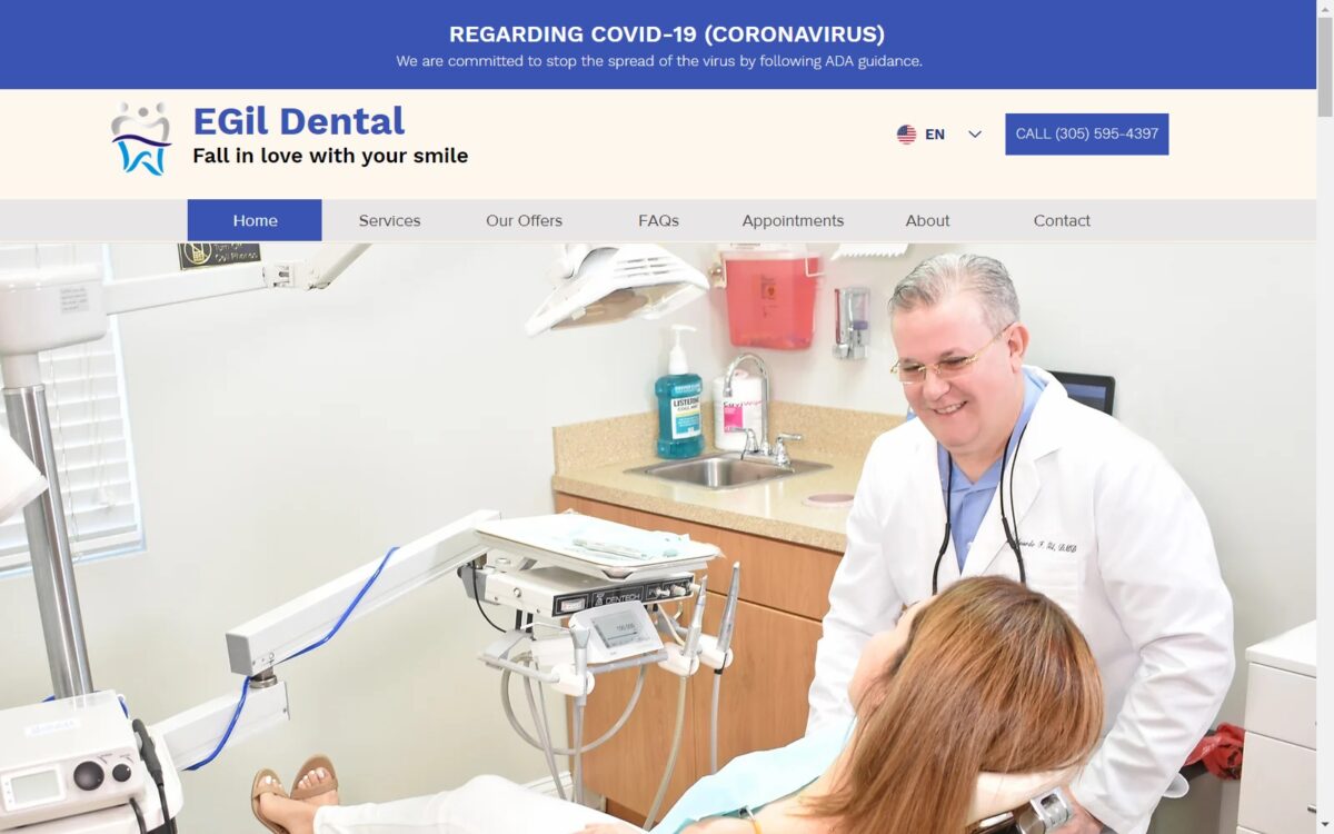 egildental.com screenshot