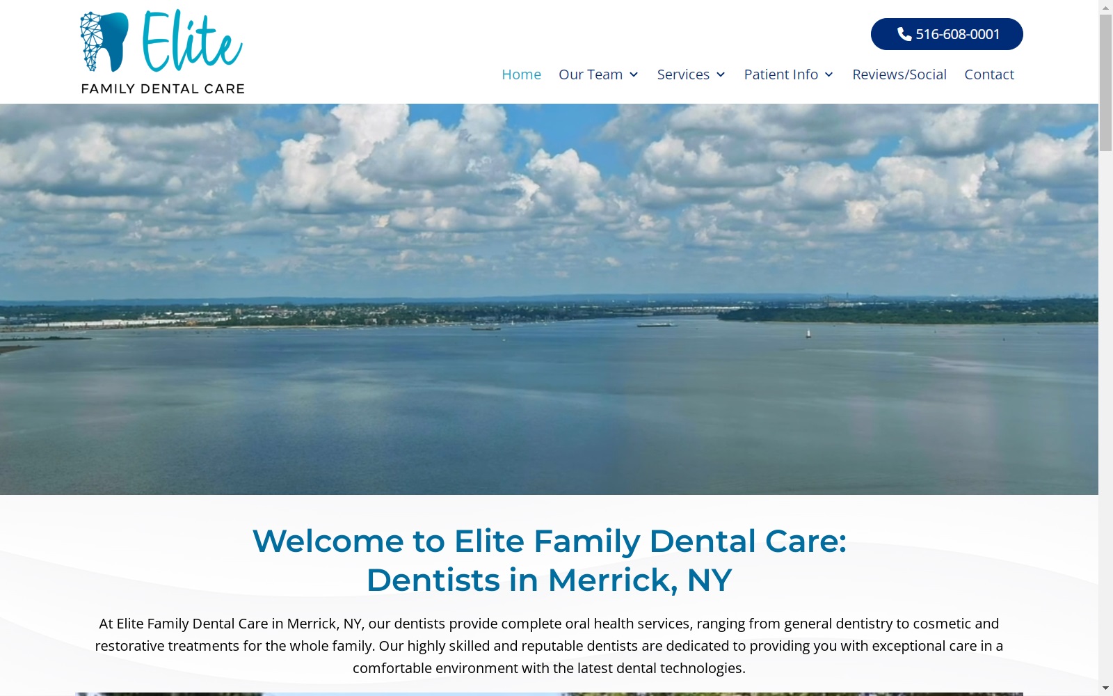 elitefamilydentalcare.com screenshot