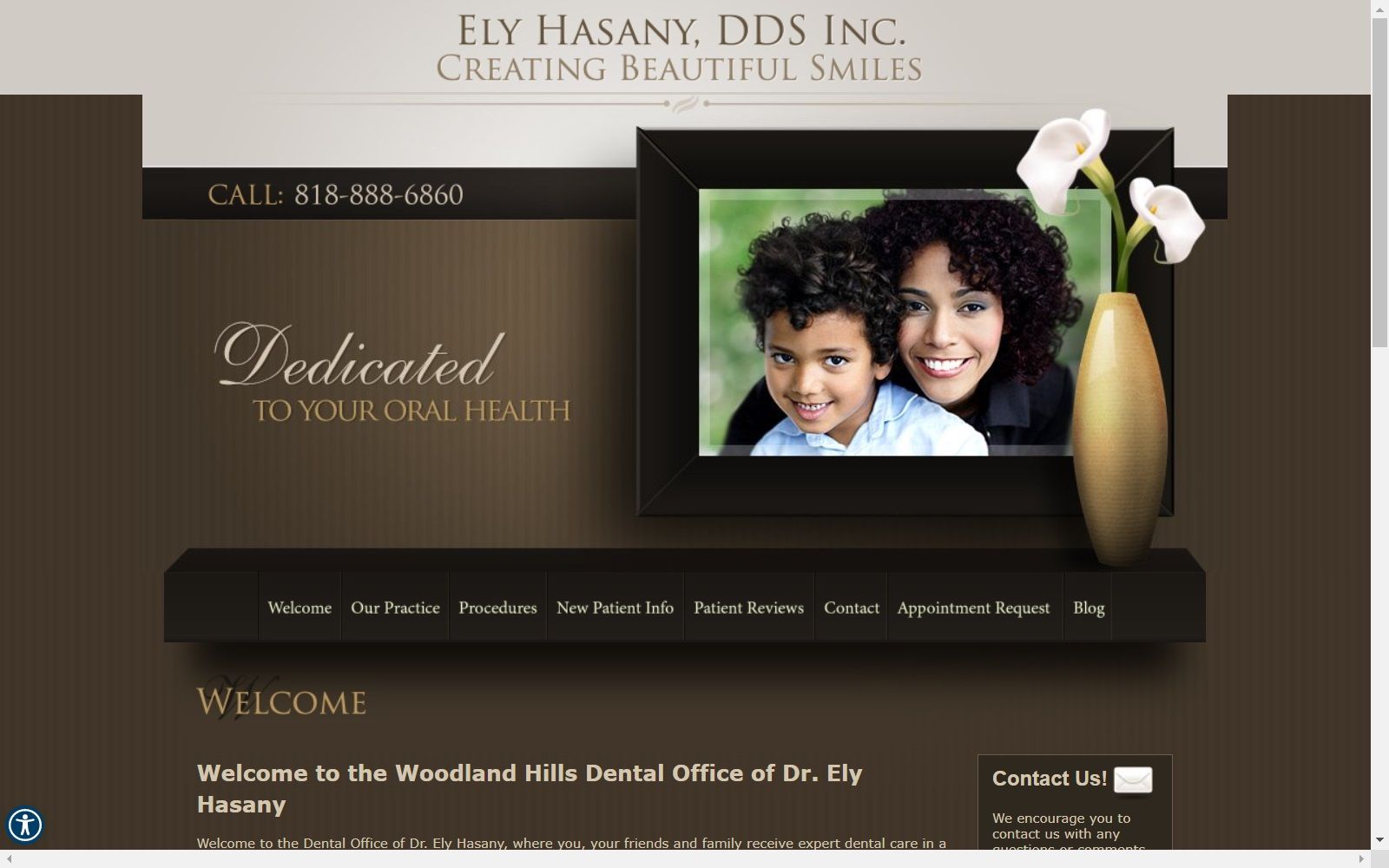 elyhasanydds.com screenshot