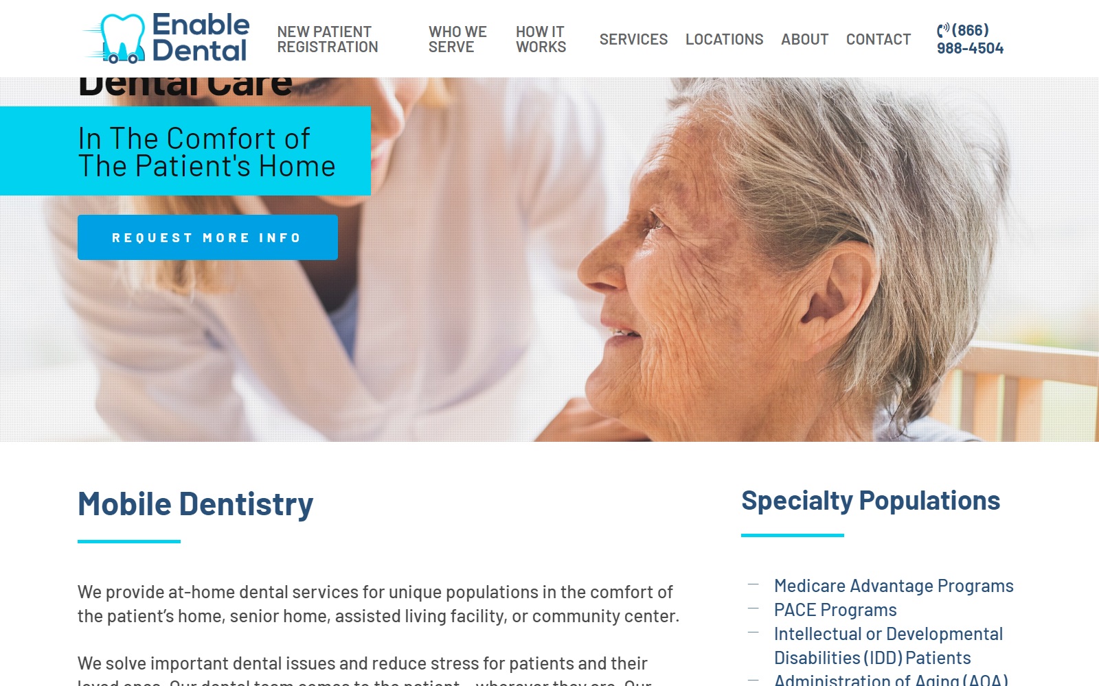 enabledental.com screenshot