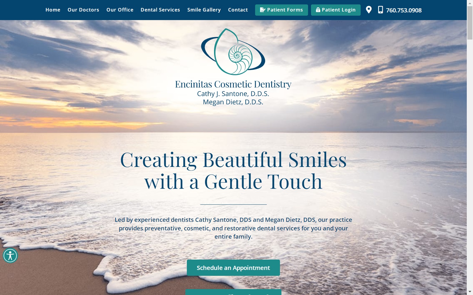 encinitascosmeticdentistry.com screenshot