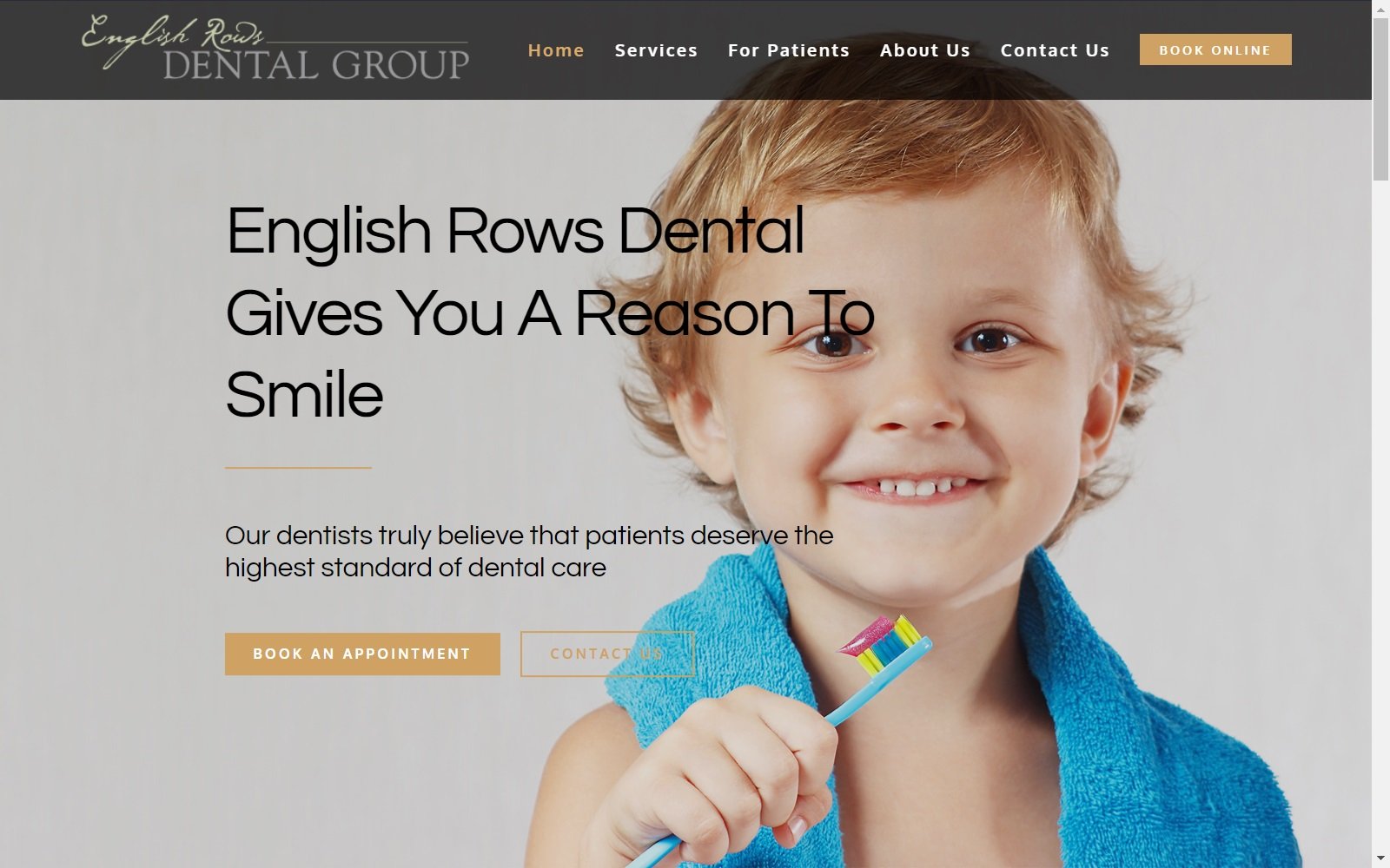 englishrowsdental.com screenshot