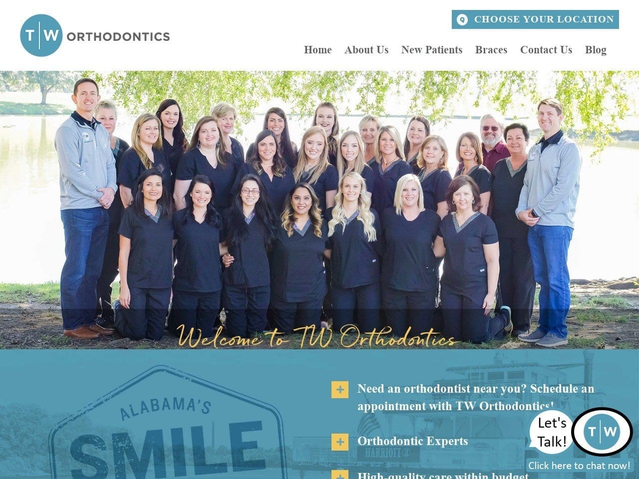 Turner Orthodontics Website Screenshot from enterpriseortho.com