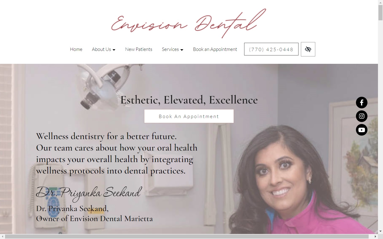 envisiondentalmarietta.com screenshot