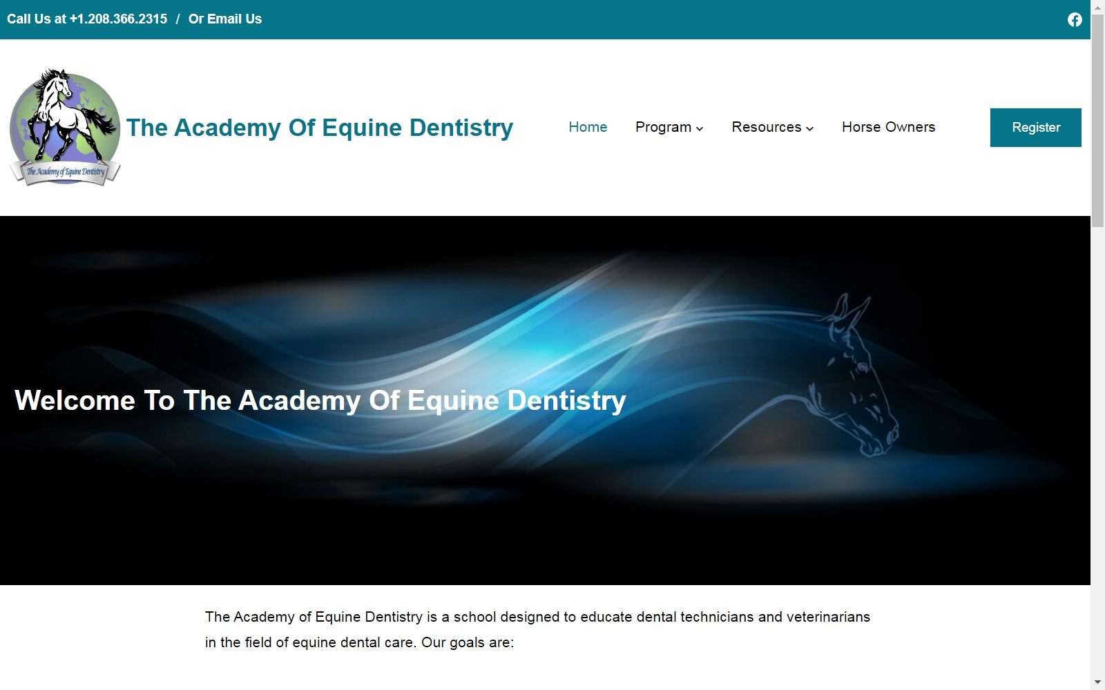 equinedentalacademy.com screenshot