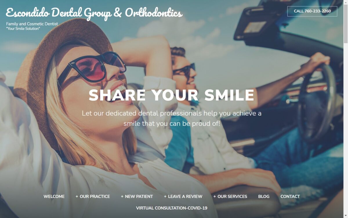 escondidodentalgroup.net screenshot