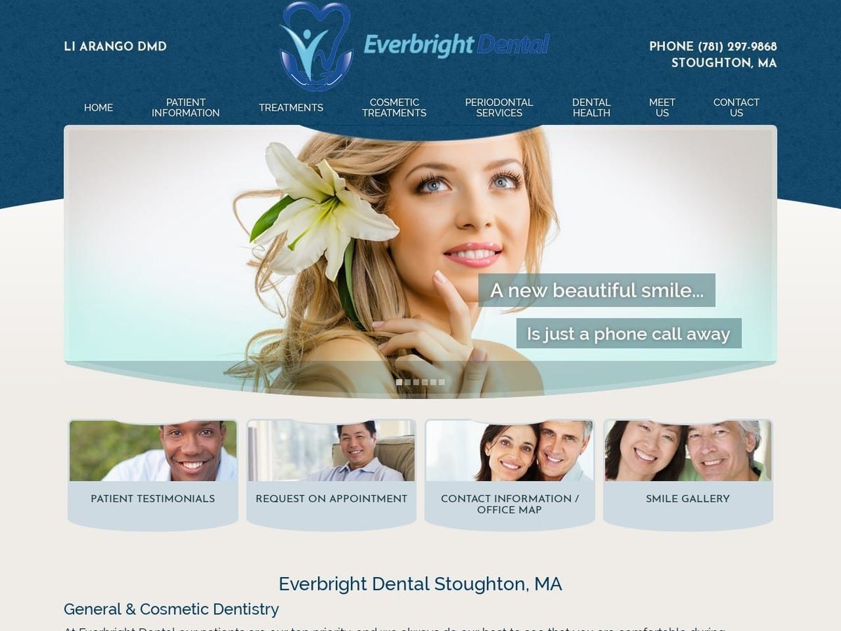Everbright Dental Bensonhurst Metlife Delta Aetna Website Screenshot from everbrightdental.com