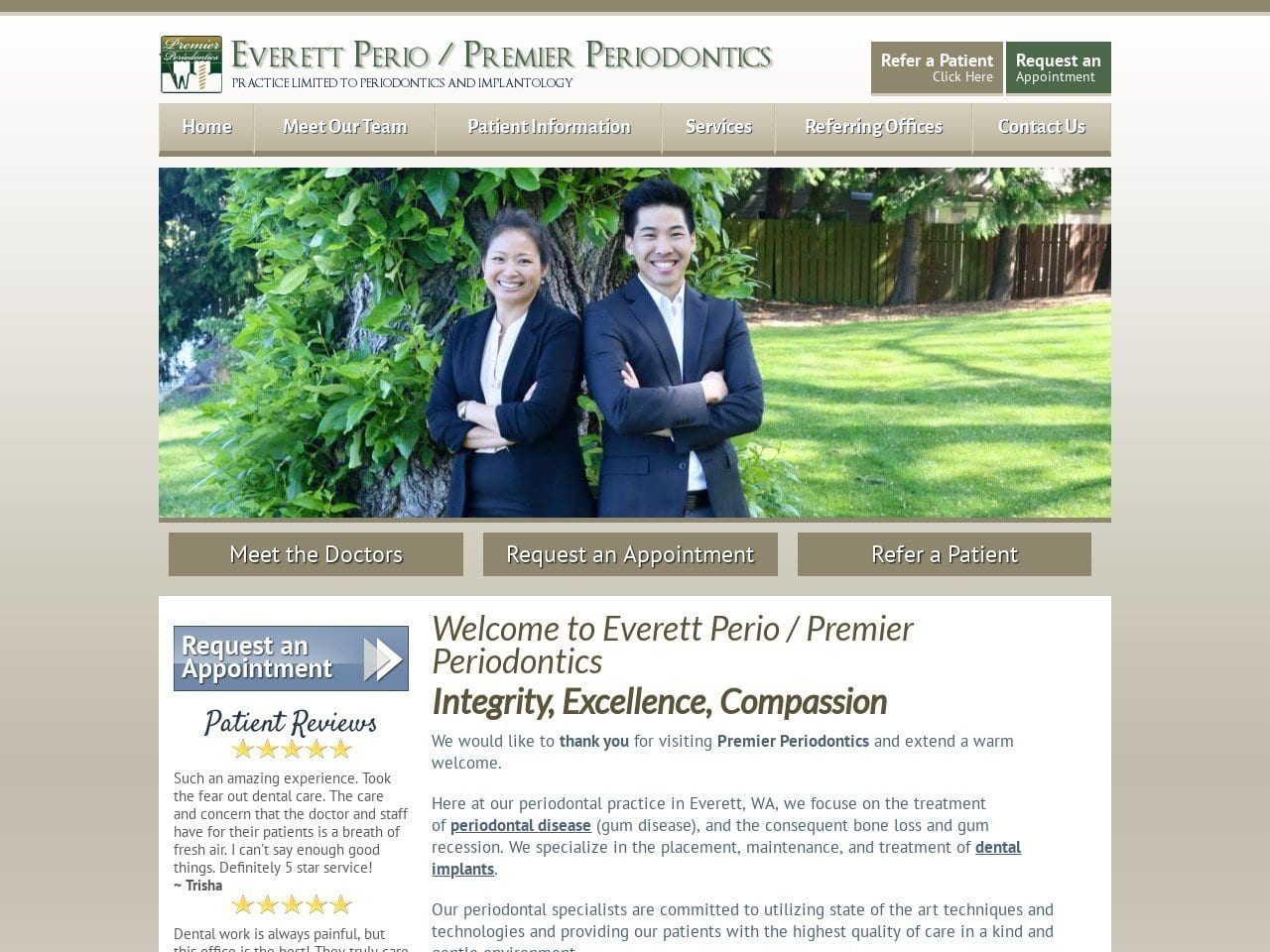 Agnos Peter D DDS Website Screenshot from everettperio.com