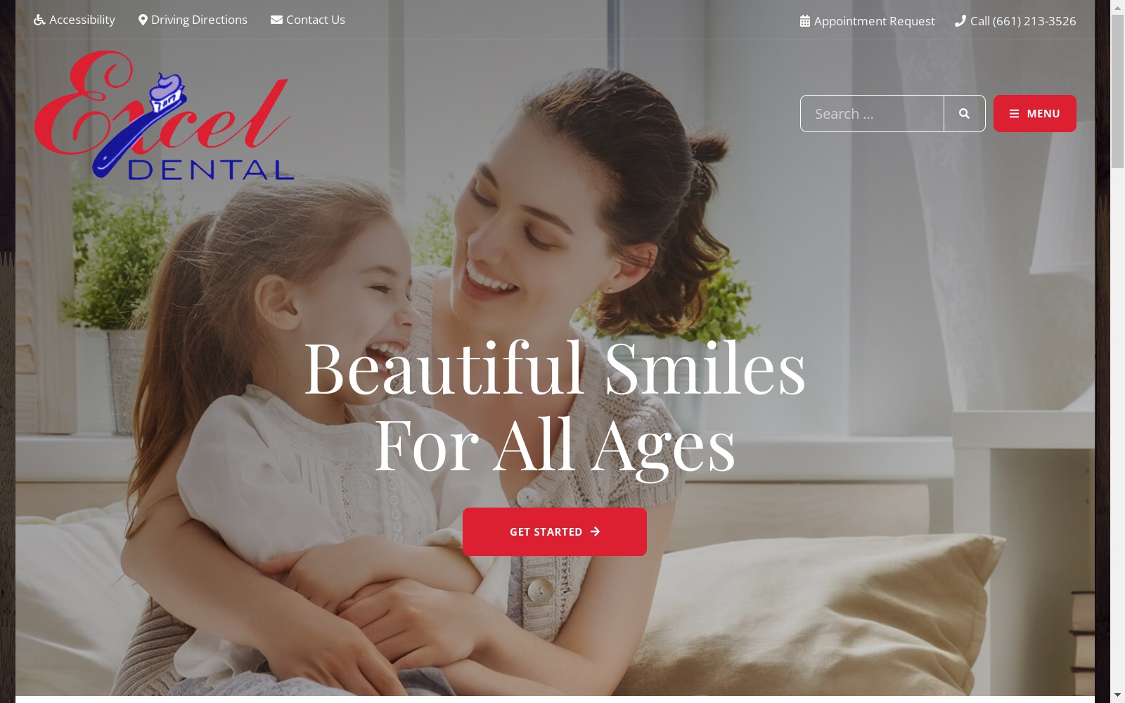 exceldentalinc.com screenshot