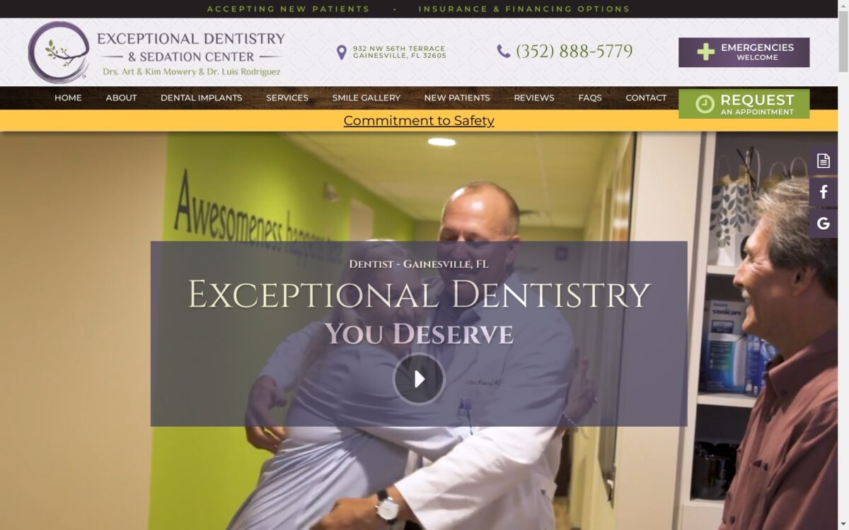 exceptionaldentistry.com screenshot