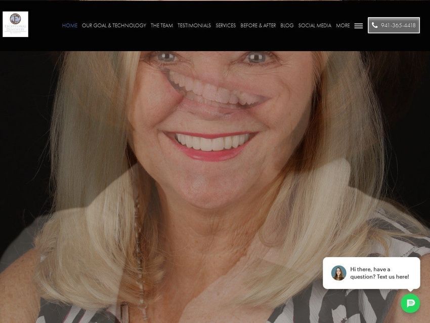 Exceptional Dentist Website Screenshot from exceptionaldentists.com