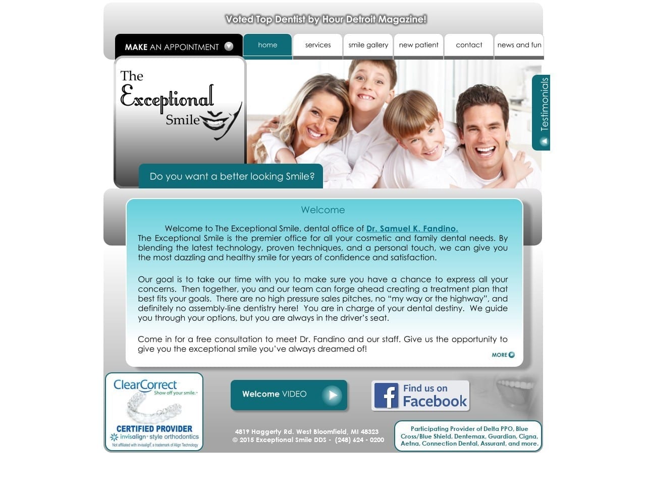 Westwind Dental Website Screenshot from exceptionalsmiledds.com