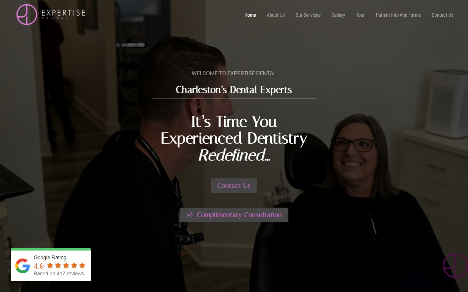 expertisedental.com screenshot