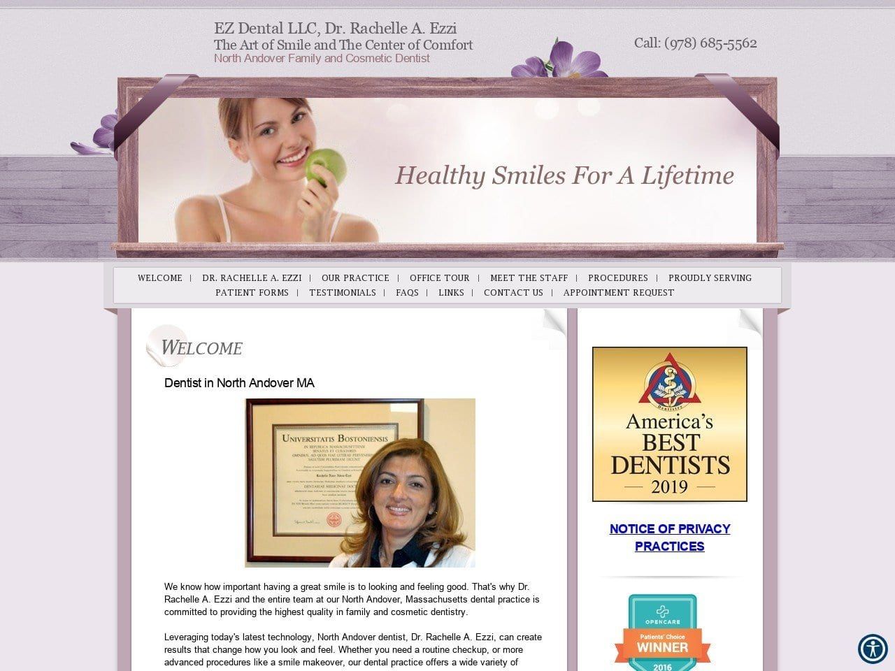 E Z Dental LLC Website Screenshot from ezdentalgroup.com