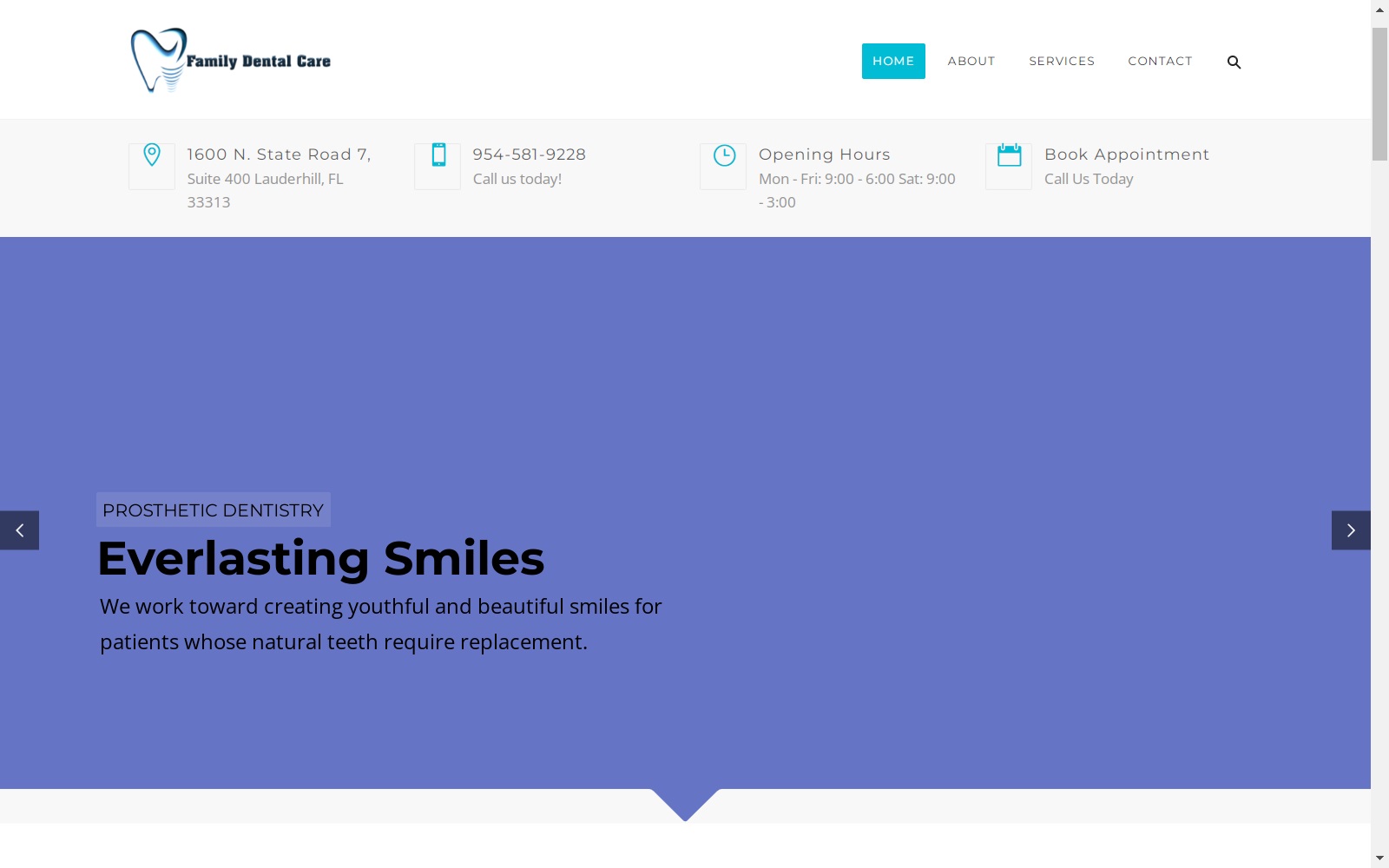 familydentalcareusa.com screenshot