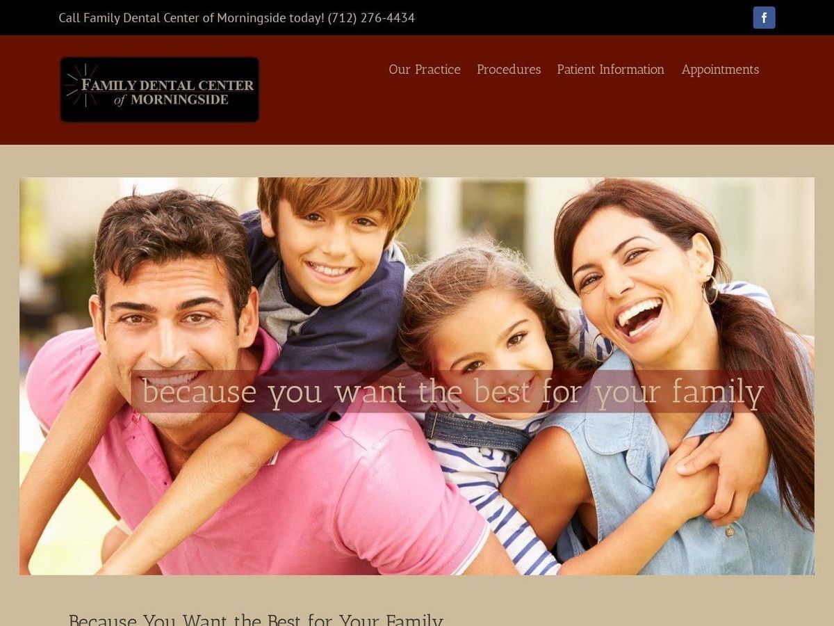 Family Dental  Centersiouxcity Website Screenshot from familydentalcentersiouxcity.com