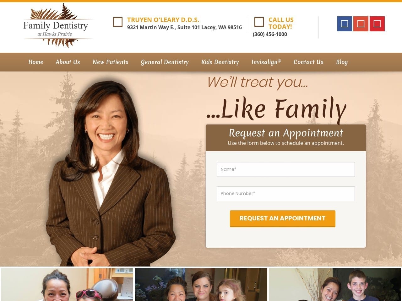 Family Dentistry Athawksprairie Website Screenshot from familydentistryathawksprairie.com