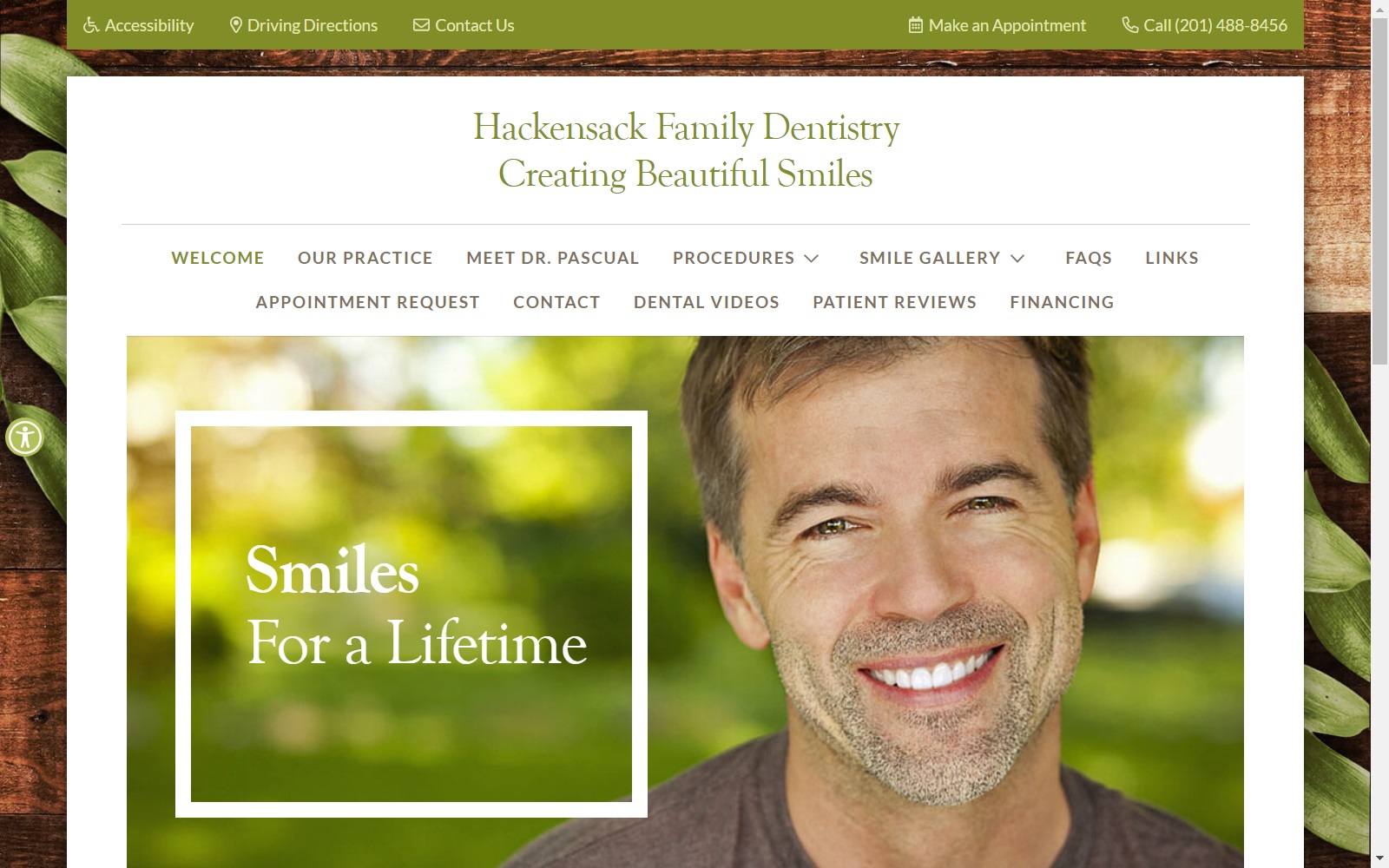 familydentistrynj.com screenshot