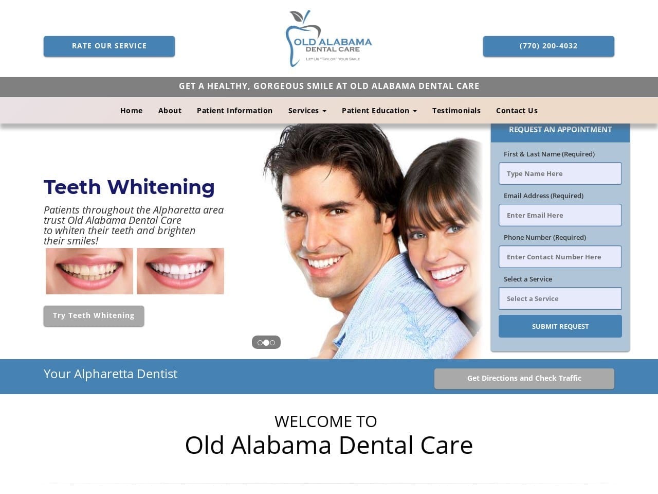 Family Dentistry Online Website Screenshot from familydentistryonline.net