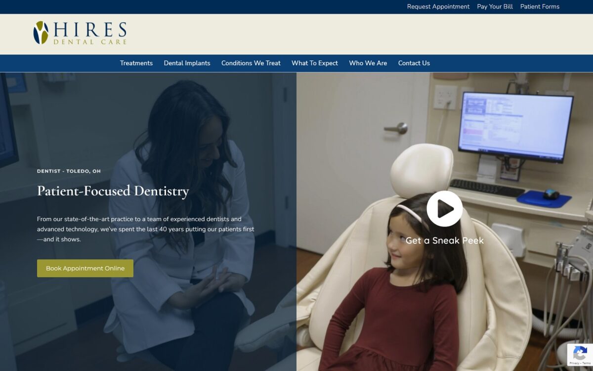 familydentisttoledo.com screenshot