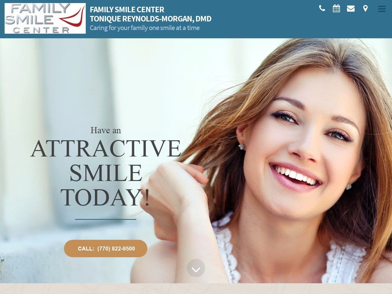 Family Smile Center Website Screenshot from familysmilecenter.net