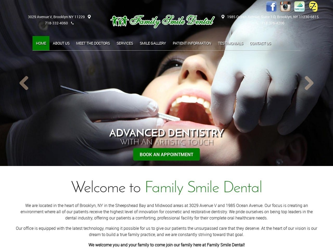 Family Smile Dental Suler Anna Z DDS Website Screenshot from familysmiledentist.com