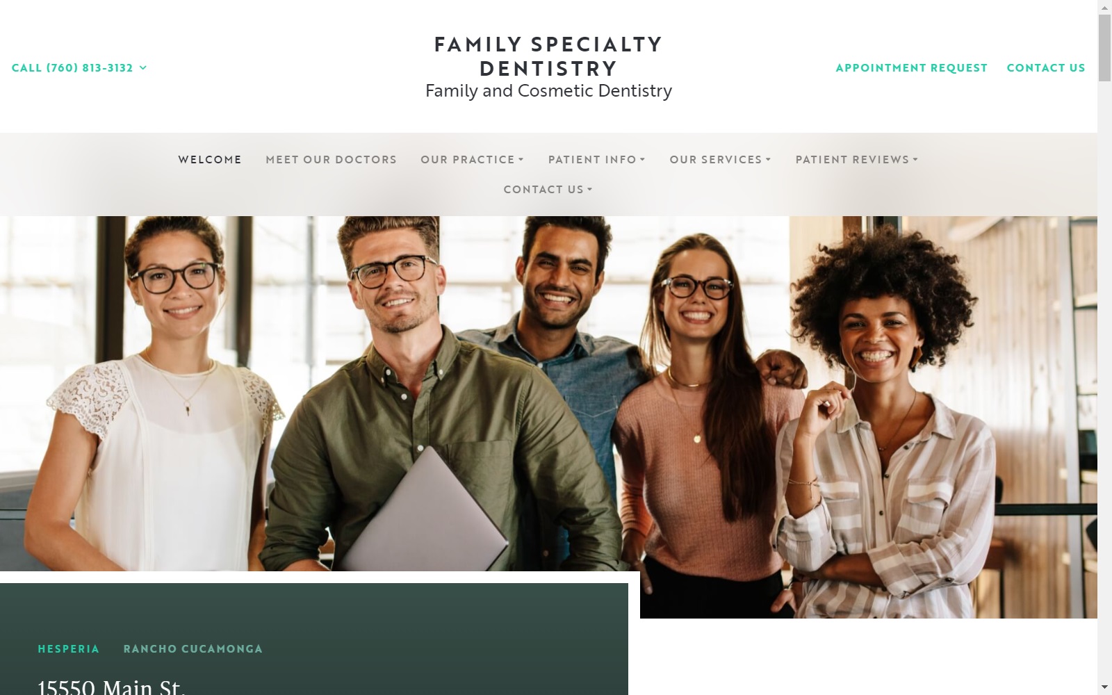 familyspecialtydentistry.com screenshot