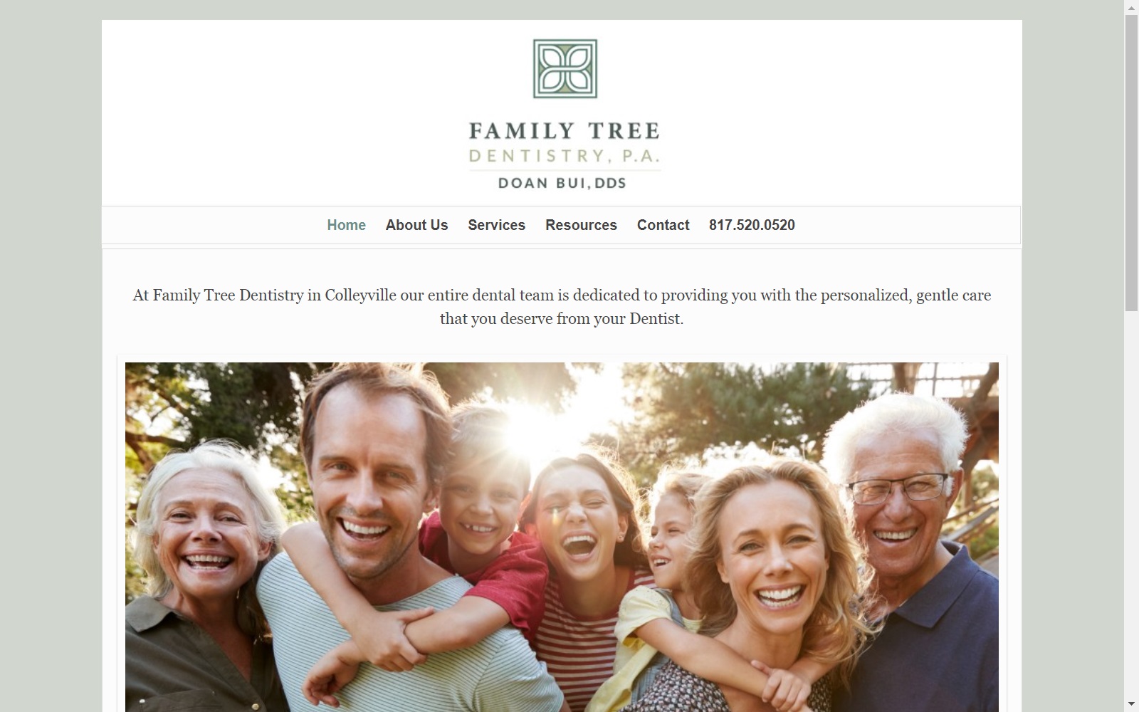 familytreedentistry.com screenshot