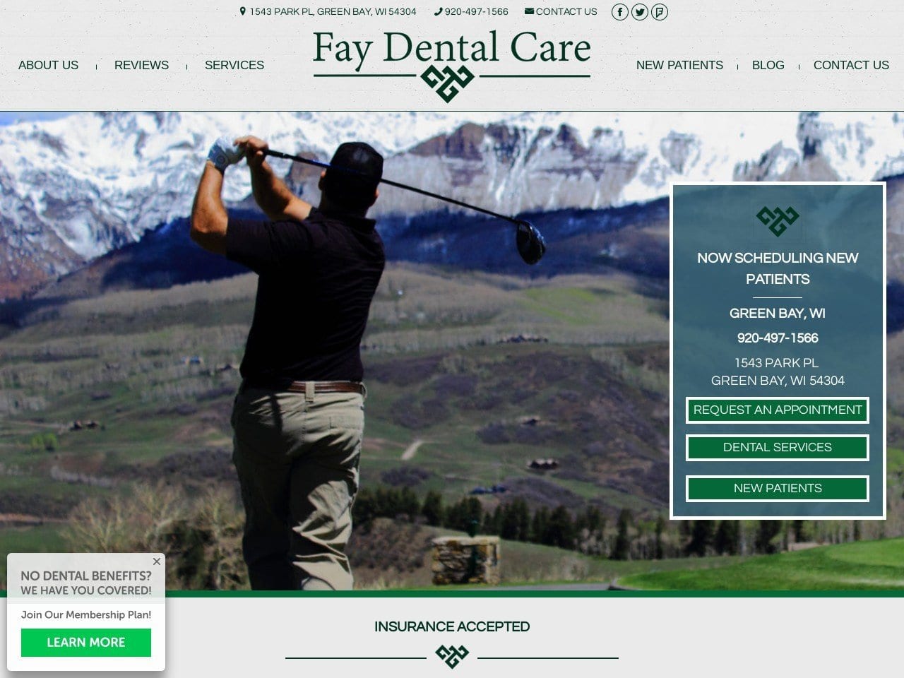 Fay Dental Care Website Screenshot from faydentalcare.com