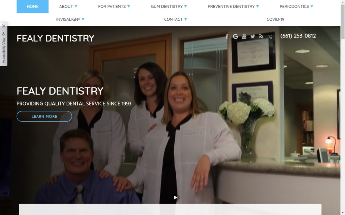 fealydentistry.com screenshot