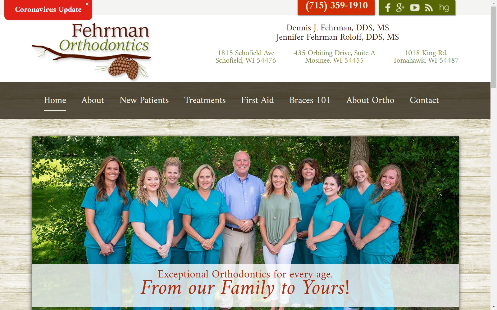 fehrmanorthodontics.com screenshot