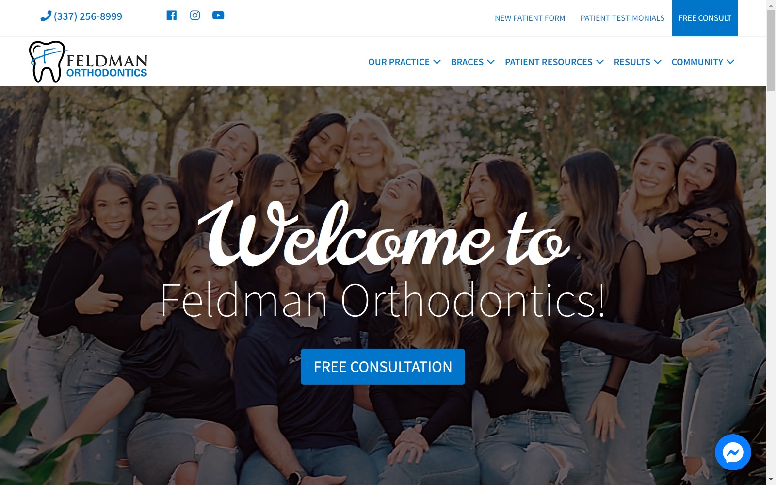 feldmansmiles.com screenshot