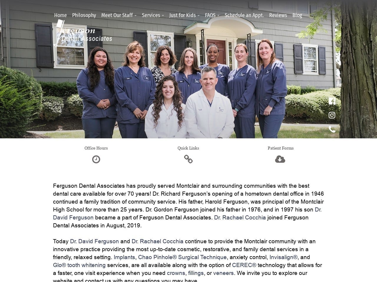 Ferguson Dental Associates Ferguson David I DDS Website Screenshot from fergusondental.com