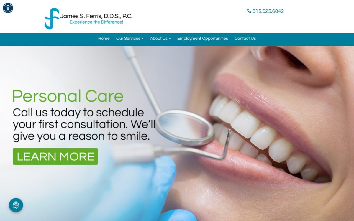 ferrisdental.com screenshot