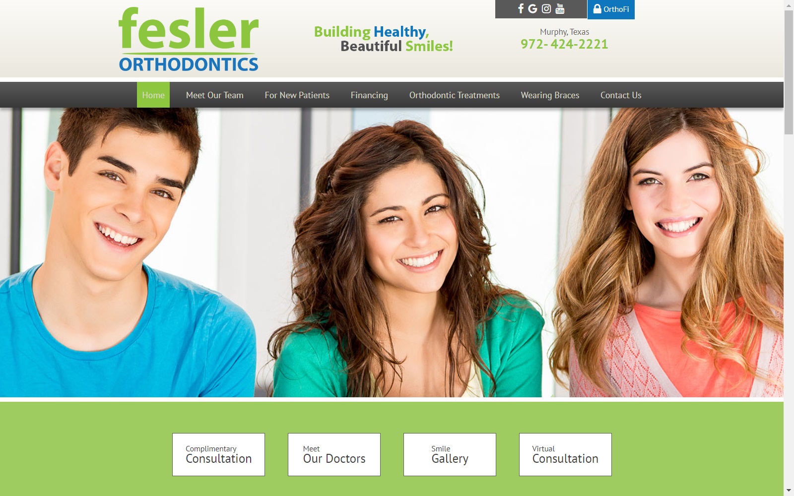 feslerortho.com screenshot