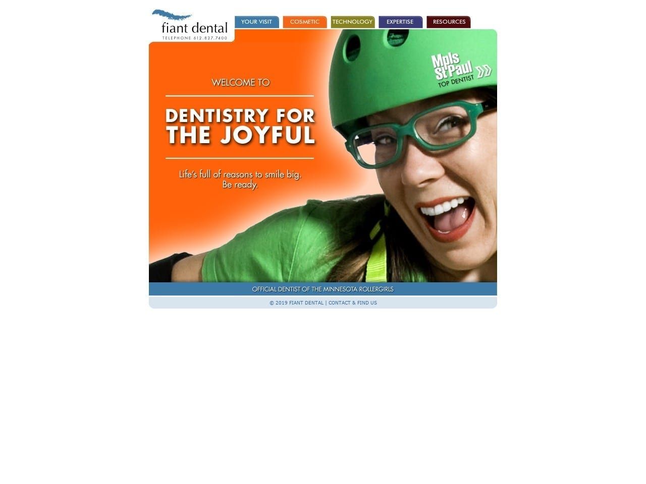 Fiant Dental Website Screenshot from fiantdental.com