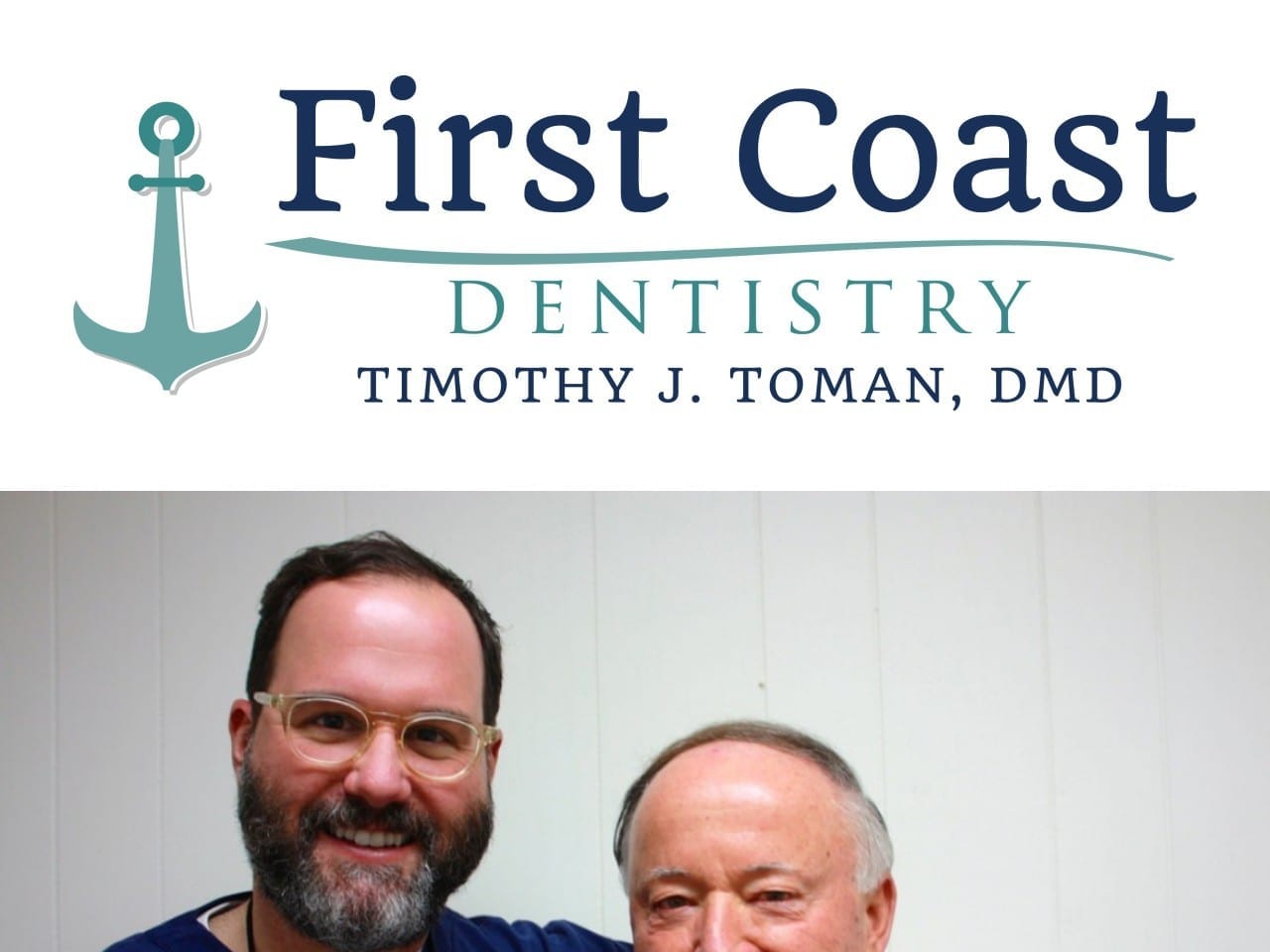 First Coast Dentist Website Screenshot from firstcoastdentistry.com