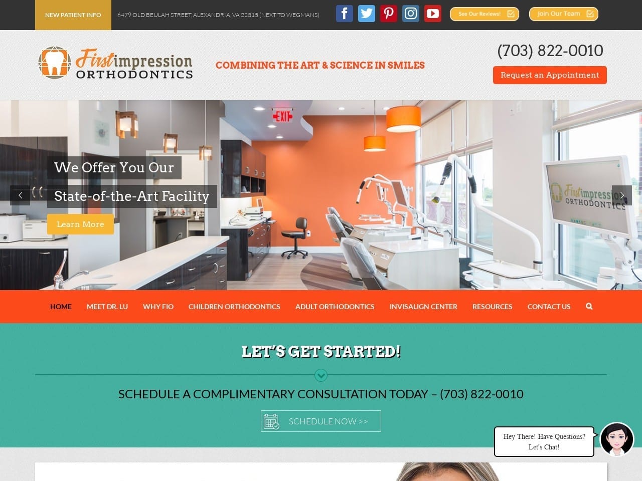 First Impression Orthodontics Website Screenshot from firstimpressionorthodontics.com