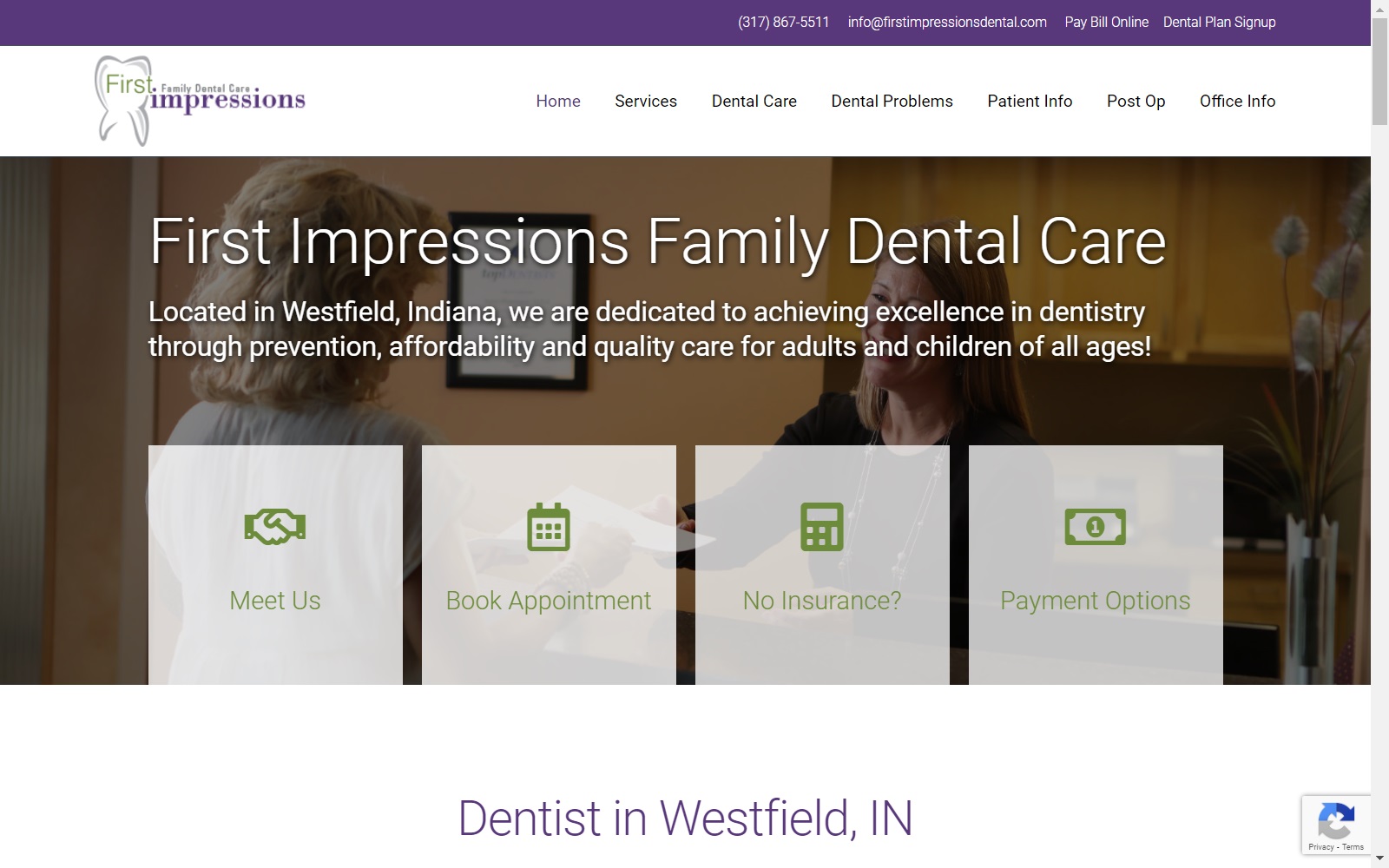 firstimpressionsdental.com screenshot