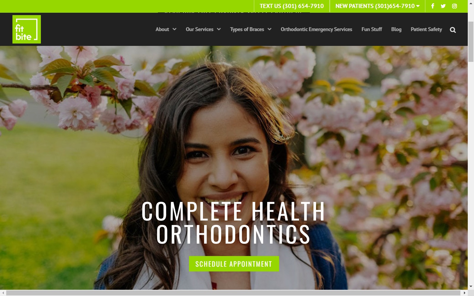 fitbiteortho.com screenshot