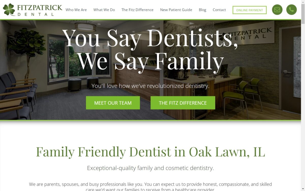 fitzdental.com screenshot