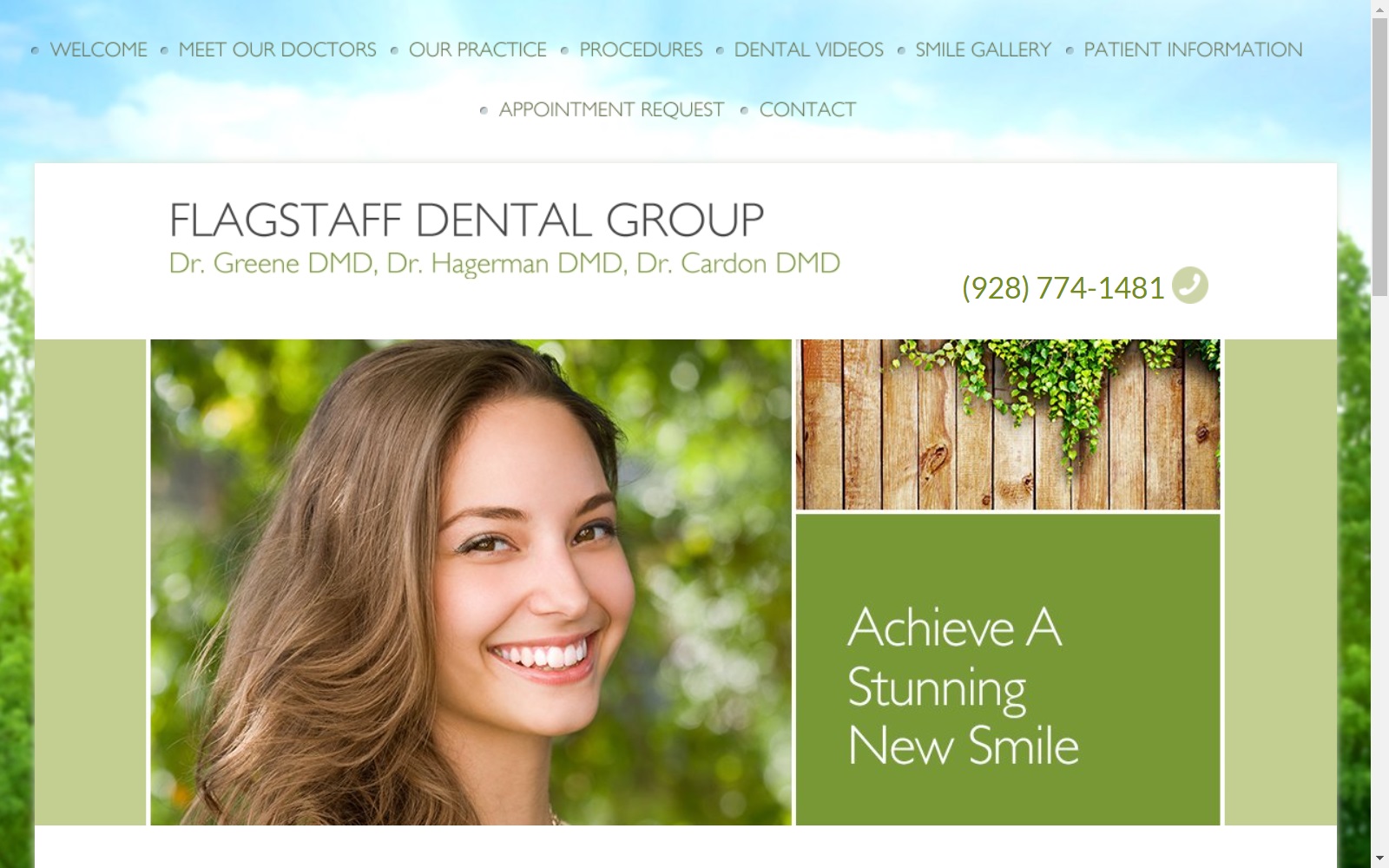 flagstaffdentalgroup.com screenshot