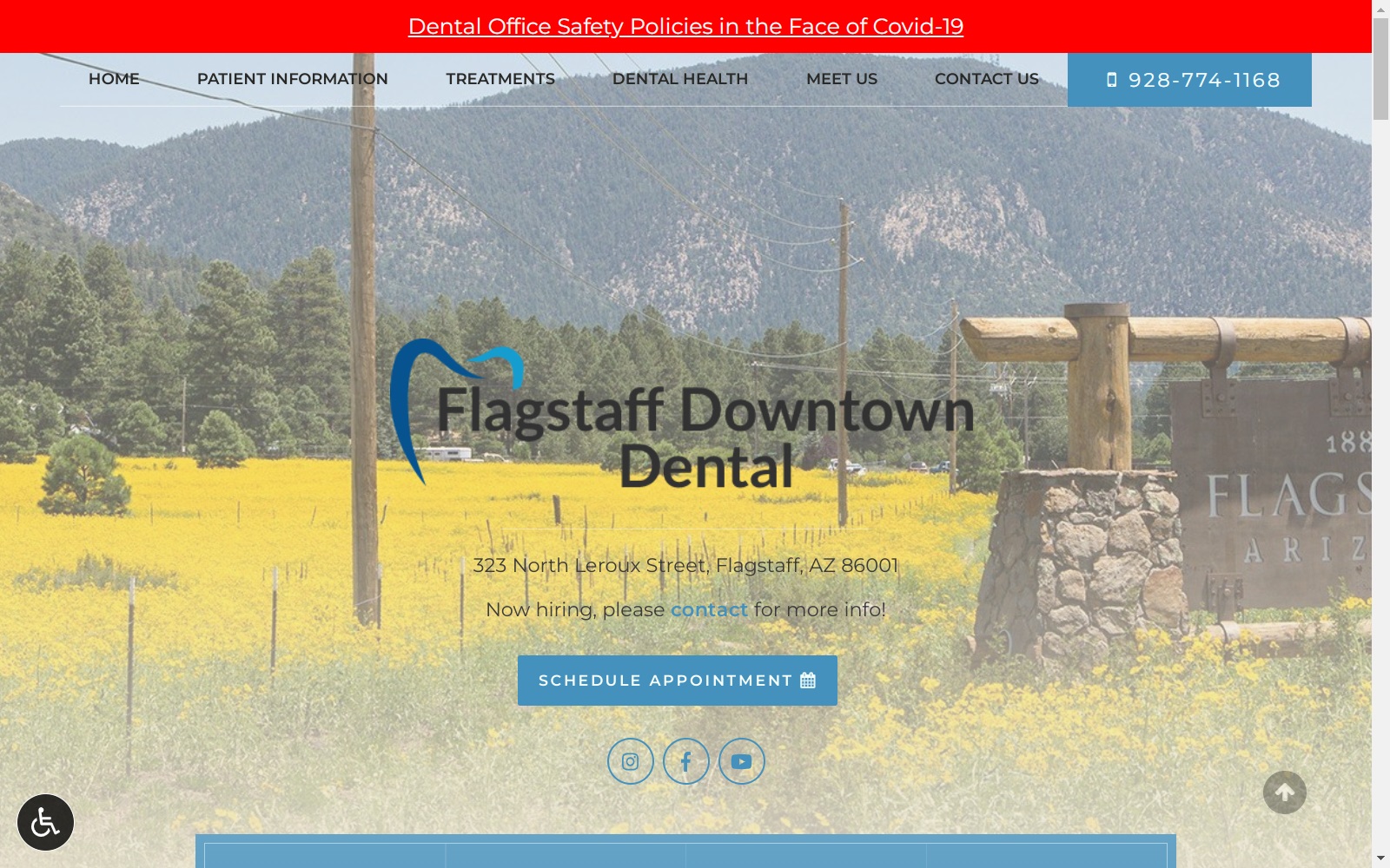 flagstaffdentist.com screenshot